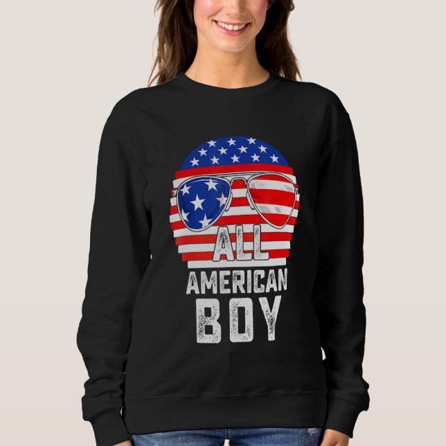 Sudadera Todos Los Niños Americanos 4 De Julio Niños Adoles (Anverso)