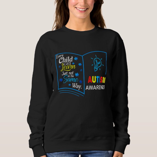 Sudadera Todos Los Niños Pueden Aprender Simplemente No De  (Anverso)