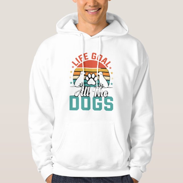 Sudadera Todos Los Perros Amante De Perros Retro (Anverso)