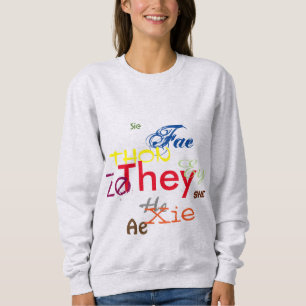 Sudadera Todos los pronombres por todas partes