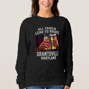 Sudadera Todos Los Senderos Llevan A Booze Grantsville Camp