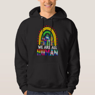 Sudadera Todos Somos Ally Del Orgullo Humano Bandera Arcoir