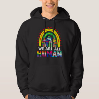Sudadera Todos Somos Ally Del Orgullo Humano Bandera Arcoir