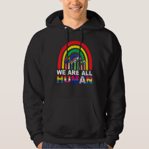 Sudadera Todos Somos Ally Del Orgullo Humano Bandera Arcoir