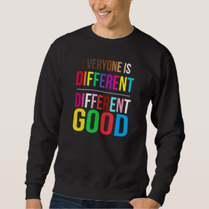 Sudadera Todos son diferentes, buen orgullo LGBT
