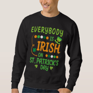 Sudadera Todos son irlandeses en el Día de San Patricio