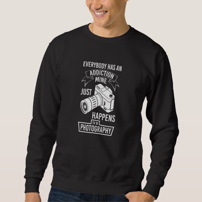 Sudadera Todos tienen una adicción, la mía simplemente resu (Anverso)