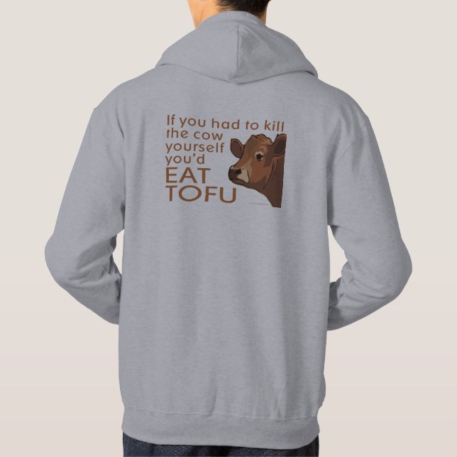 Sudadera Tofu vegetariano vegan de carne (Reverso)