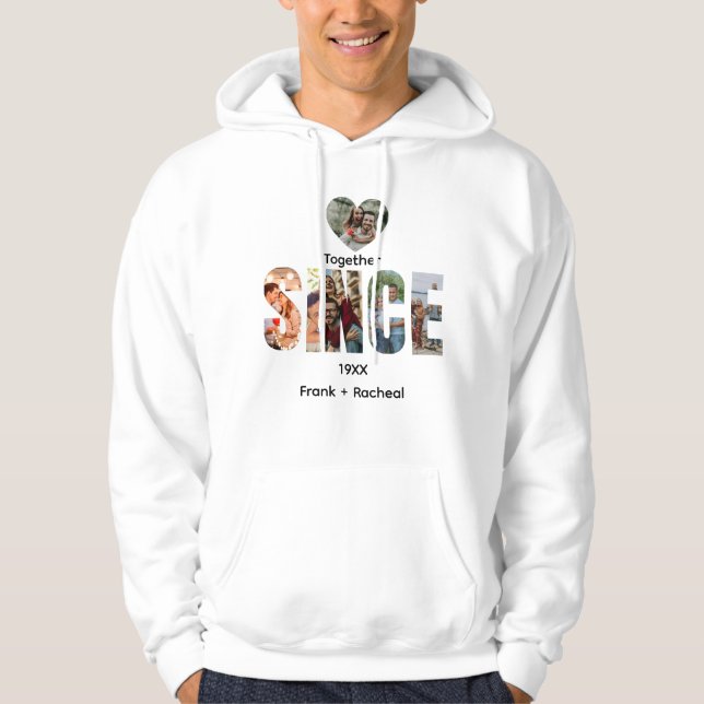 Sudadera Together Since – Custom Year & Couple Names Photo (Anverso)