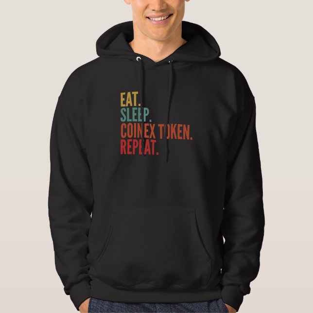 Sudadera Token Coinex Cripto Come Duerme Token Coinex Repit (Anverso)