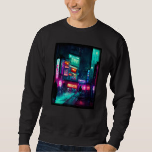 Sudadera Tokio Cyberpunks Retro lo-fi indie Japón de ambien