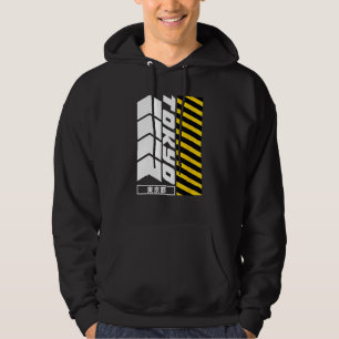 Sudadera Tokio Japón Cyberpunk Kanji estético