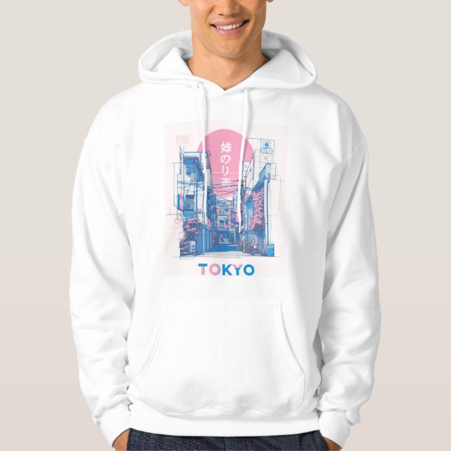 Sudadera Tokio Neon (Anverso)