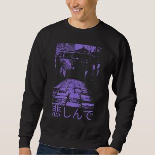 Sudadera Tokio Retro Lofi Tokio Calzado japonés Vaporwave d