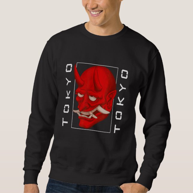 Sudadera Tokyo Japanese Demon Oni Design (Anverso)