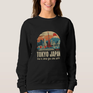 Sudadera Tokyo Japón Skyline Japón Carácter kanji japonés T