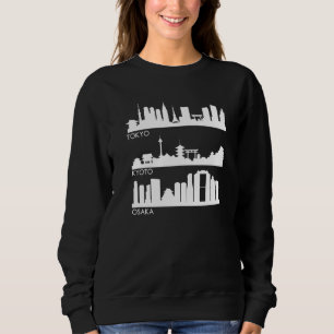 Sudadera Tokyo Osaka Kioto Japan Cials Skyline