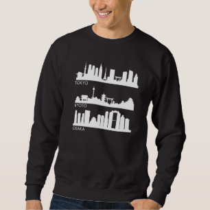Sudadera Tokyo Osaka Kioto Japan Cials Skyline