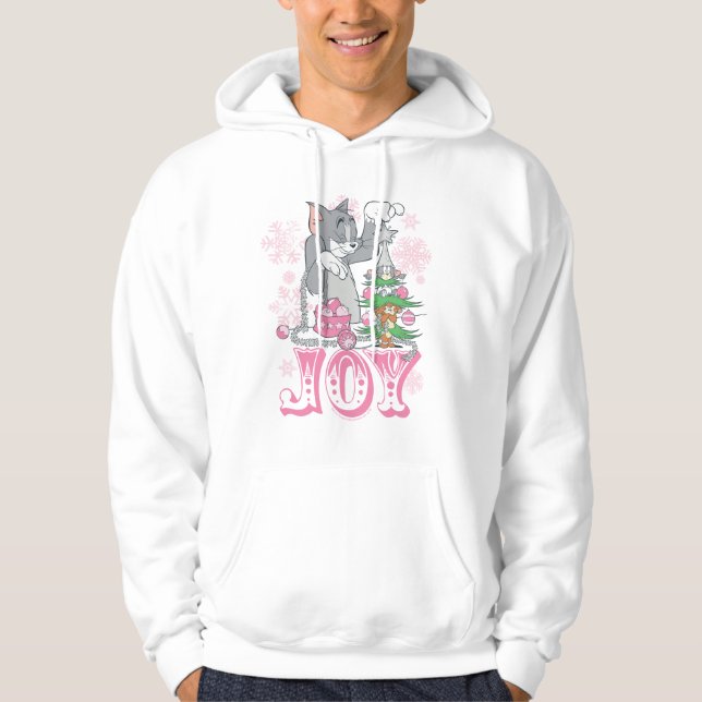 Sudadera Tom, Jerry y Nibbles decoran la alegría (Anverso)