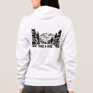 Sudadera Toma una cita de Hike en el paisaje de montaña mon