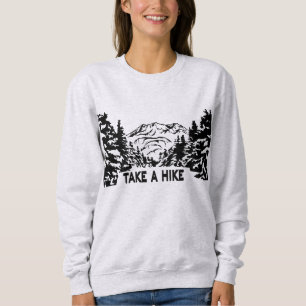 Sudadera Toma una cita de Hike en el paisaje de montaña mon
