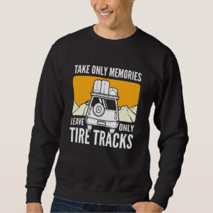 Sudadera Tomar Solo Recuerdos Dejar Solo Huellas De Neumáti