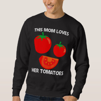 Sudadera Tomate Genial Para Mamá Madre Fruta Saludable Comi