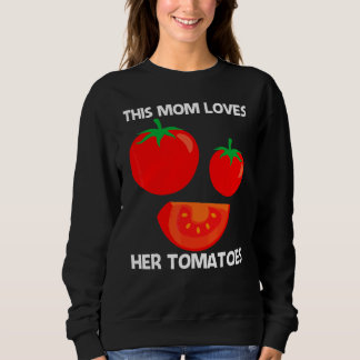 Sudadera Tomate Genial Para Mamá Madre Fruta Saludable Comi