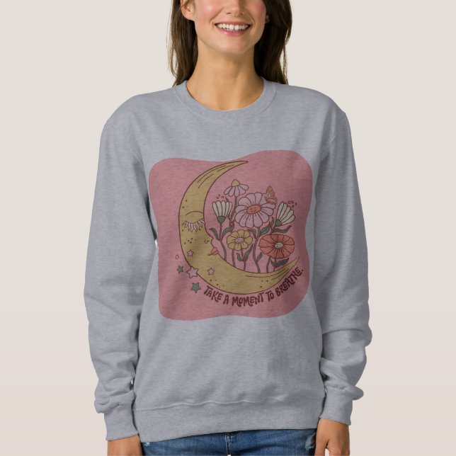 Sudadera Tómate un Momento para Respirar (Anverso)