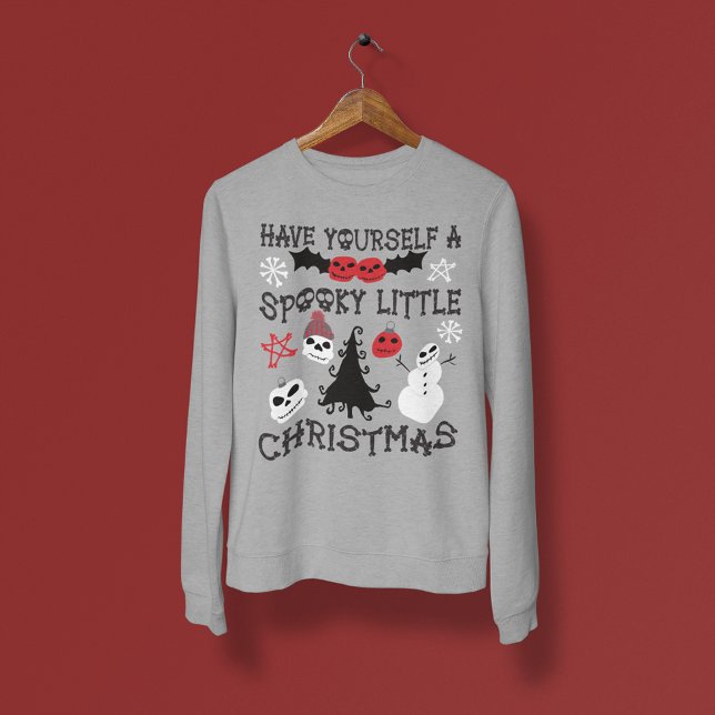 Sudadera Tómate una espeluznante foto de pequeños Navidades (Subido por el creador)