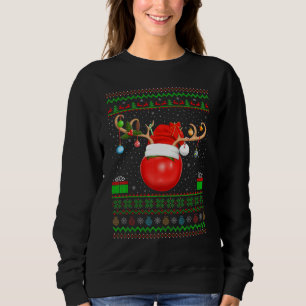 Sudadera Tomates navidad iluminando Santa Ugly Tomato Chris