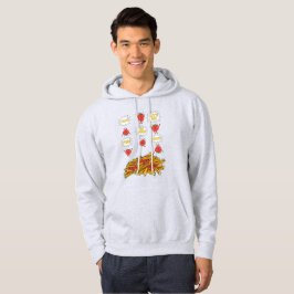 Sudadera tomates saltando a papas fritas, personalizado