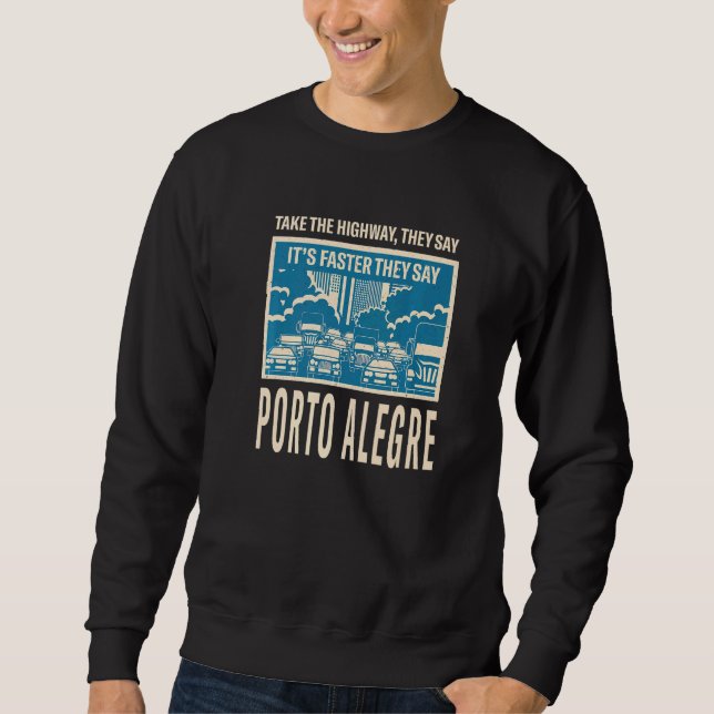 Sudadera Tome la autopista Porto Alegre Coworker Brazil Col (Anverso)