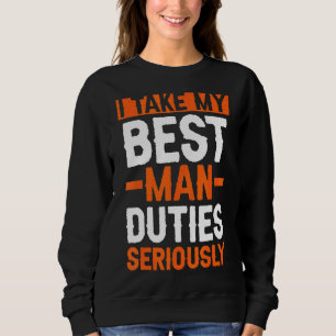 Sudadera Tomé mis deberes de padrino en serio Despedida de 