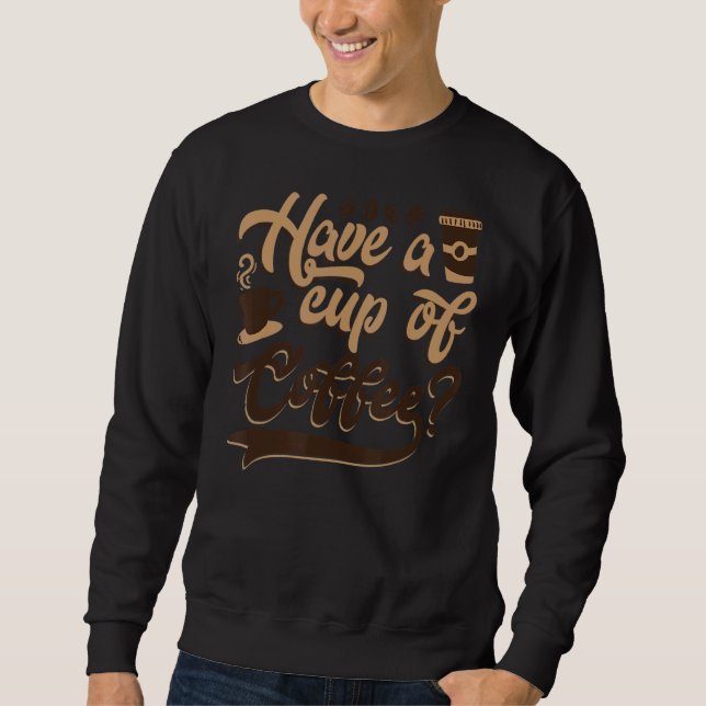 Sudadera Tomen Un Café Latte Barista Queen Coffee (Anverso)
