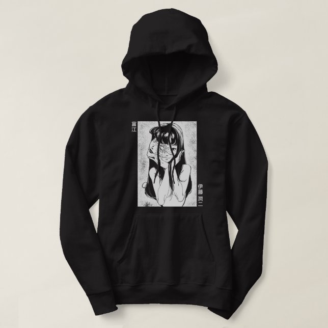 Sudadera Tomie (fondo cambiable) Junji Ito Classic (Diseño del anverso)