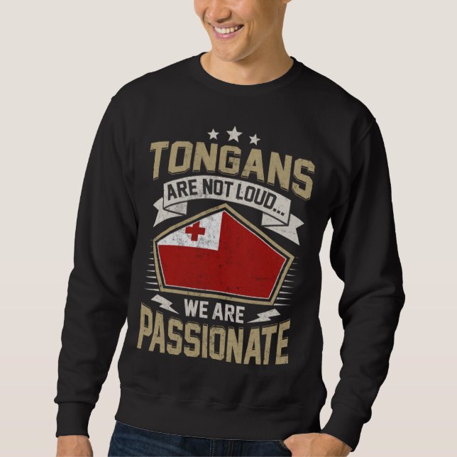 Sudadera Tonga Flag Passionate Tongans Girls & Women (Anverso)
