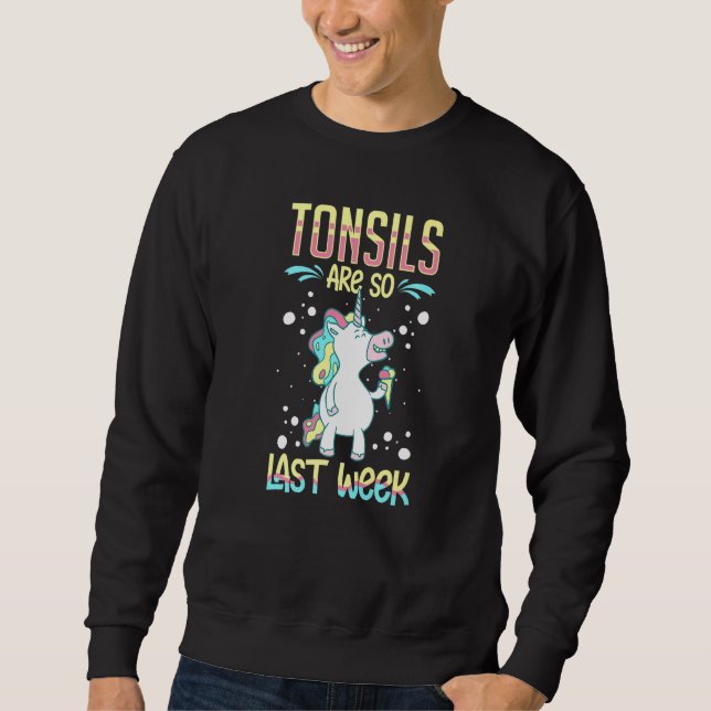 Sudadera Tonsillectomy Tonsil Removal Recovery Surgery Get  (Anverso)