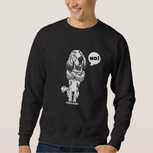 Sudadera Tonto inglés Setter Dog divertido