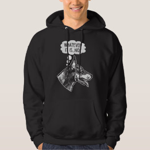 Sudadera Tonto Perro Doberman Gracioso Ignorando Humor Anim