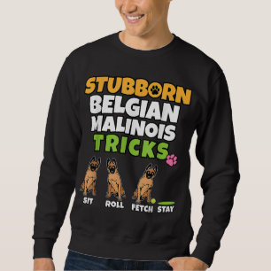 Sudadera Tonto trucos belgas de Malinois en Perro Lover Fun