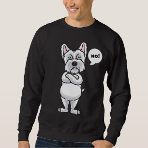 Sudadera Tonto West Highland White Terrier Perro Gracioso