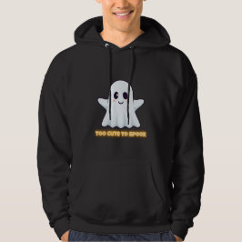 Sudadera Too Cute To Spook – Adorable Kawaii Ghost Hallowee