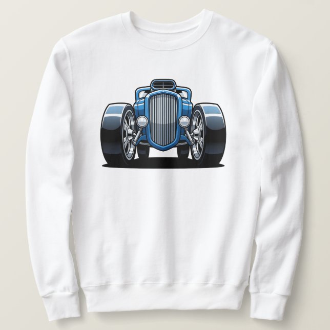 Sudadera Toon Hotrod Art (Anverso del diseño)