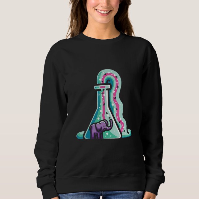 Sudadera Toothphase Chemistry Science Day Elephant (Anverso)