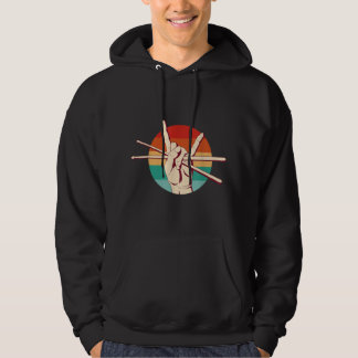 Sudadera Toque musical de tambor Retro Sunset