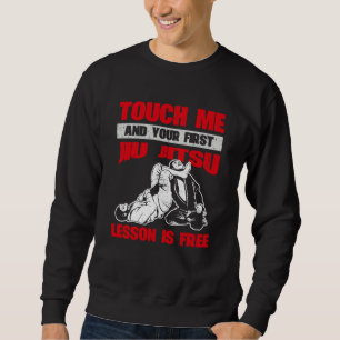 Sudadera Tóqueme y su primera lección de Jiu Jitsu es grati