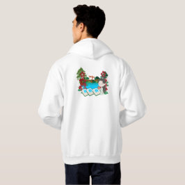 Sudadera Torii del Santuario Chibi Mahjong de Hibisco Rojo