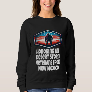 Sudadera Tormenta del desierto honra a veteranos de torment