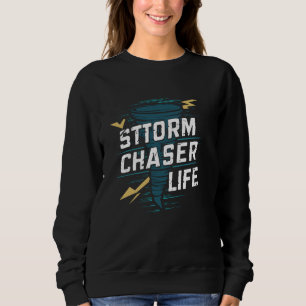 Sudadera Tornado extremo de caza entusiasta de la tormenta 